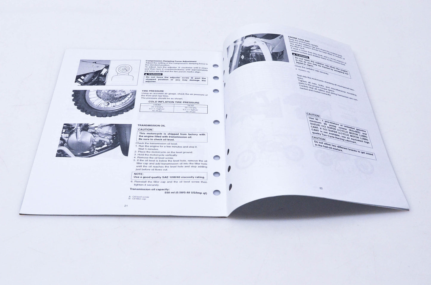 OEM Suzuki 99505-01095-03E RM85/LK5 Assembly & Pre-Delivery Service Guide