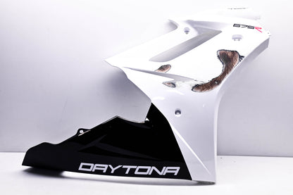 OEM Triumph T2307530 Daytona 675R White w/ Black Trim Right Fairing