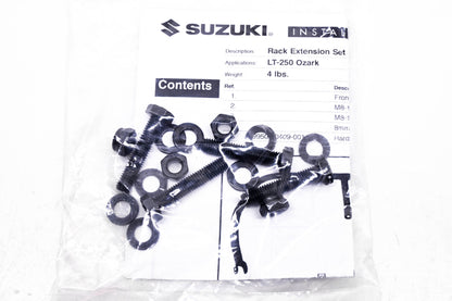 New OEM Suzuki 99950-70409 Black Rear Luggage Rack Kit NOS