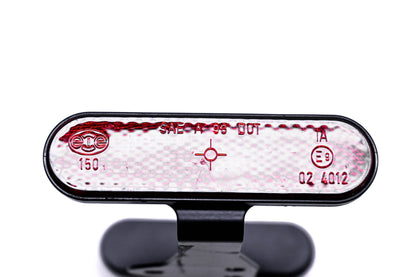 OEM Triumph 02 4012 Red Reflectors w/ Bracket