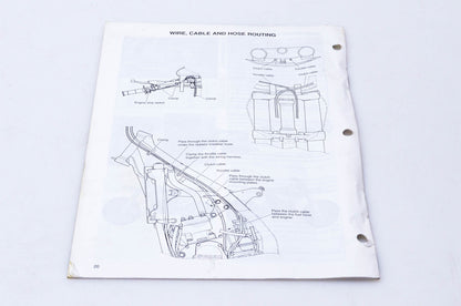 OEM Suzuki 99505-01111-03E RM125K1 Assembly & Pre-Delivery Service Guide