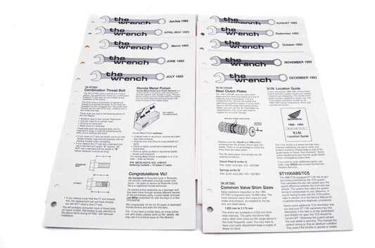OEM Honda The Wrench Service Technician 1993 Issues