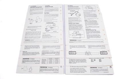 OEM Honda The Wrench Service Technician 1993 Issues