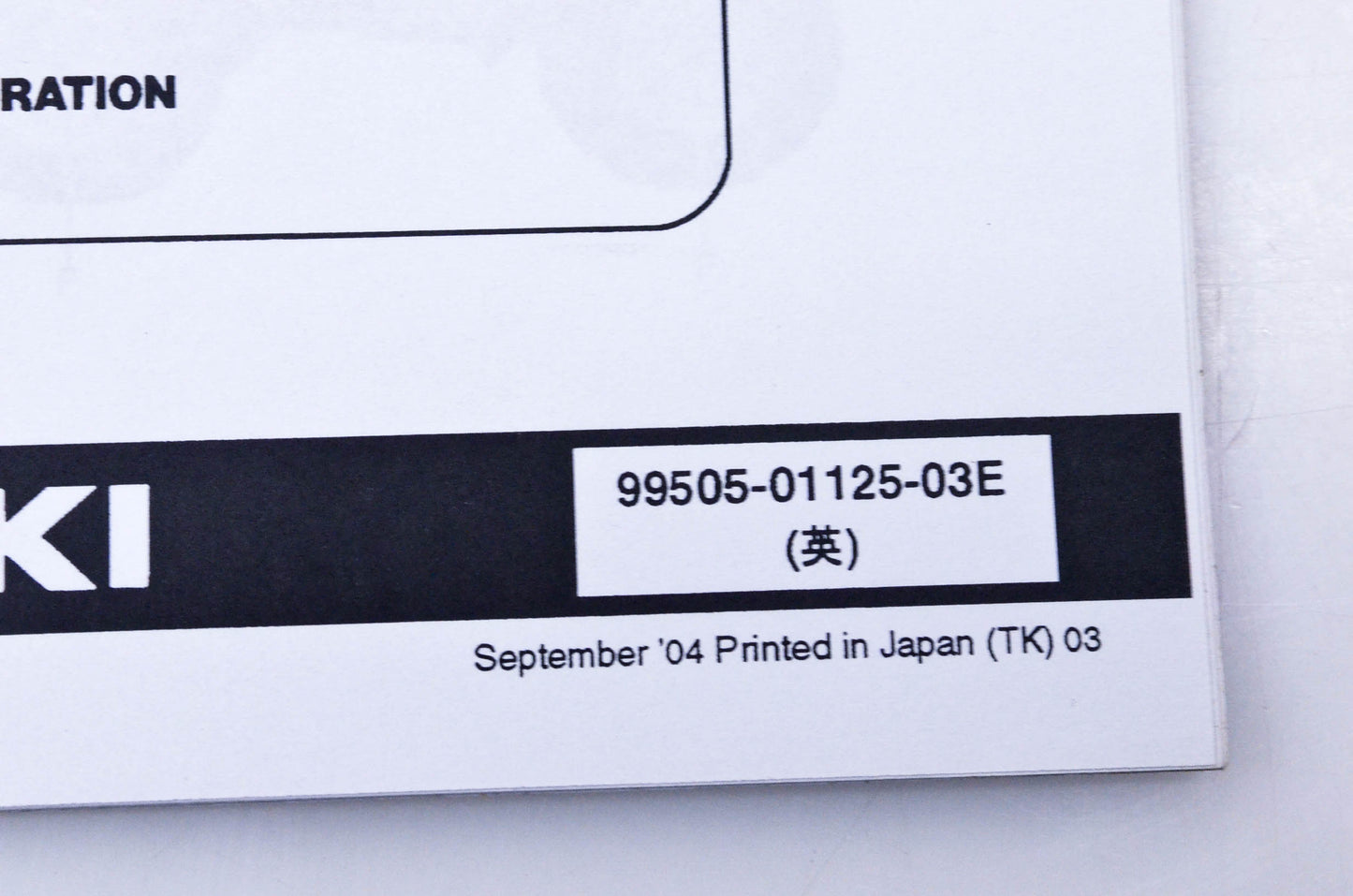 OEM Suzuki 99505-01125-03E LT-A700XK5 Assembly & Pre-Delivery Service Guide