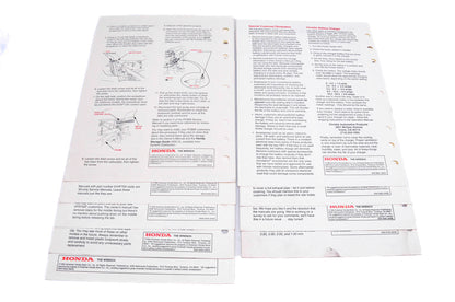OEM Honda The Wrench Service Technician 1994 Issues