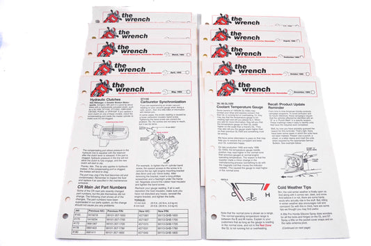 OEM Honda The Wrench Service Technician 1995 Issues