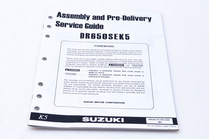 OEM Suzuki 99505-01105-03E DR650SEK5 Assembly & Pre-Delivery Service Guide