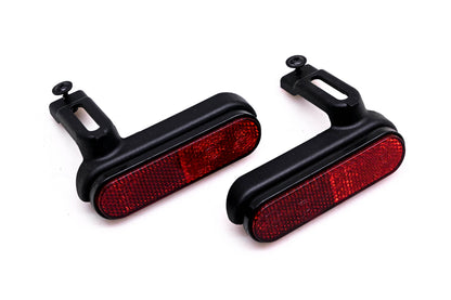 Aftermarket A053964, 02 4012 Oval 1"x3.75" Red Reflectors w/ Brackets