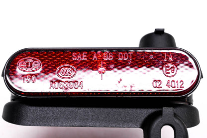 Aftermarket A053964, 02 4012 Oval 1"x3.75" Red Reflectors w/ Brackets