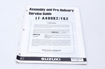 OEM Suzuki 99505-01052-03E LT-A400K2/FK2 Assembly & Pre-Delivery Service Guide
