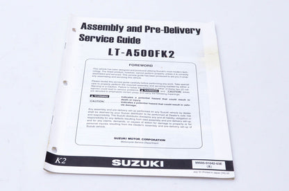 OEM Suzuki 99505-01042-03E LT-A500FK2 Assembly & Pre-Delivery Service Guide
