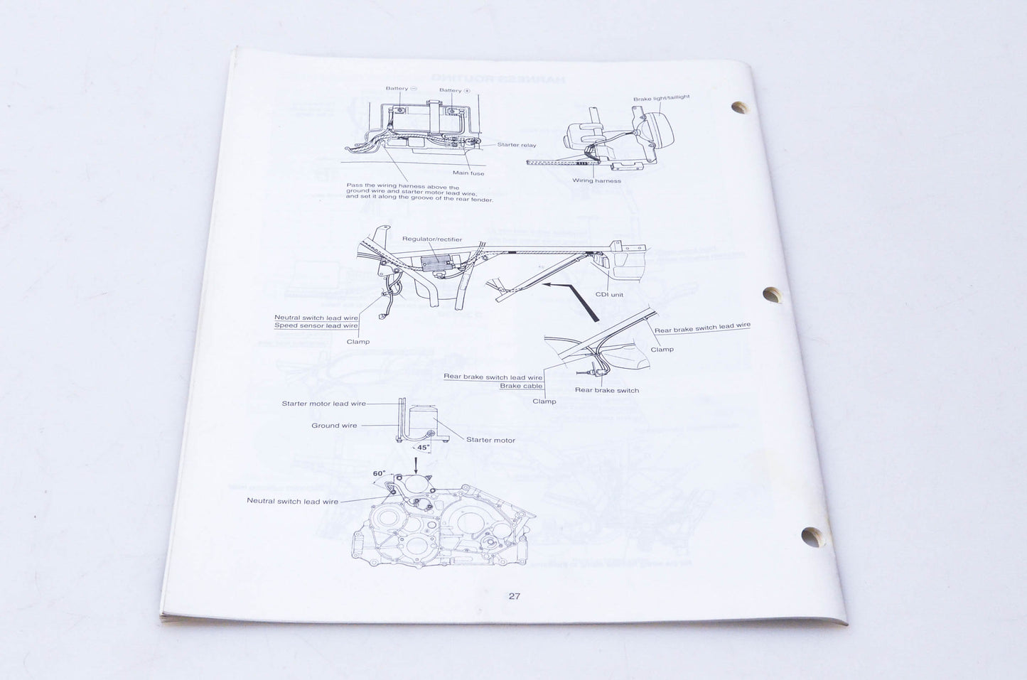 OEM Suzuki 99505-01042-03E LT-A500FK2 Assembly & Pre-Delivery Service Guide