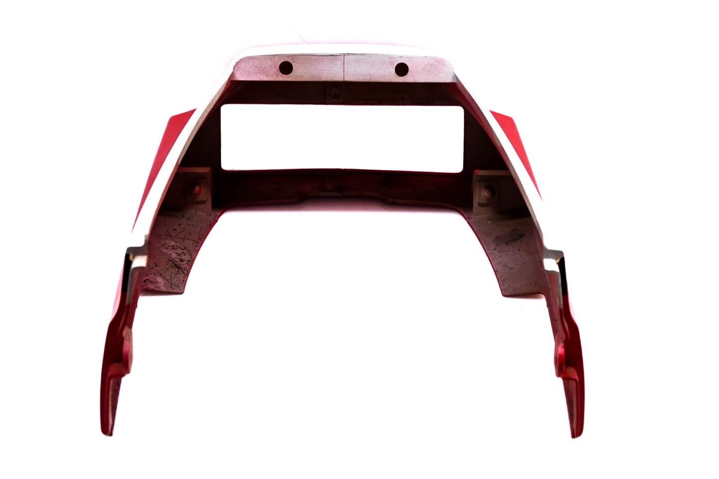 OEM Kawasaki 14025-1722B Center Tail Fairing Red w/ White/Blue Trim