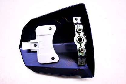 New OEM Suzuki 45551-29G00 Seat Tail Box Blue w/ White Trim NOS