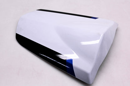 OEM Suzuki 45551-18G0 White Seat Tail Box w/ Black & Blue Trim