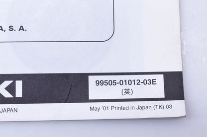 OEM Suzuki 99505-01012-03E GZ250K2 Assembly & Pre-Delivery Service Guide