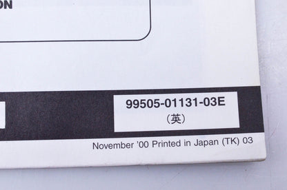 OEM Suzuki 99505-01131-03E GS500K1 Assembly & Pre-Delivery Service Guide
