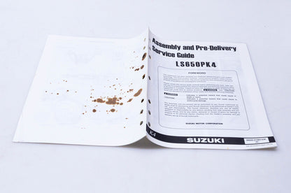 OEM Suzuki 99505-01084-03E LS650PK4 Assembly & Pre-Delivery Service Guide