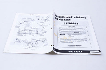 OEM Suzuki 99505-01170-03E GSF600SY Assembly & Pre-Delivery Service Guide