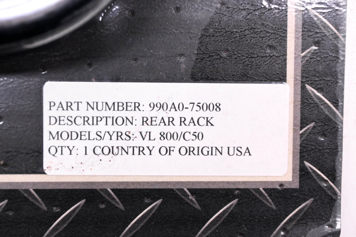 New OEM Suzuki 990A0-75008 Rear Rack VL800/C50 NOS
