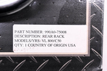 New OEM Suzuki 990A0-75008 Rear Rack VL800/C50 NOS