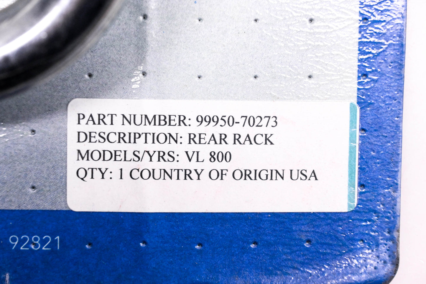 New OEM Suzuki 990A0-70273 Rear Rack VL800 NOS