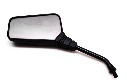Emgo Black Roadhawk Long Stem Left Side Mirror