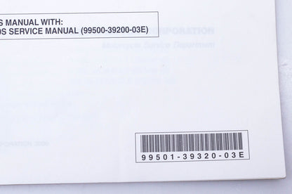 OEM Suzuki 99501-39320-03E GSF1200 Supplementary Service Manual
