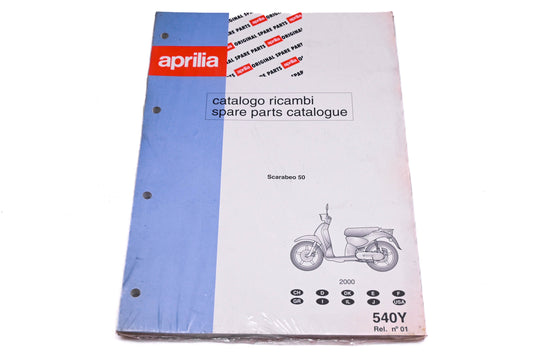 Aprilia 88540Y0 2000 Scarabeo 50 Parts Catalogue 540Y NOS
