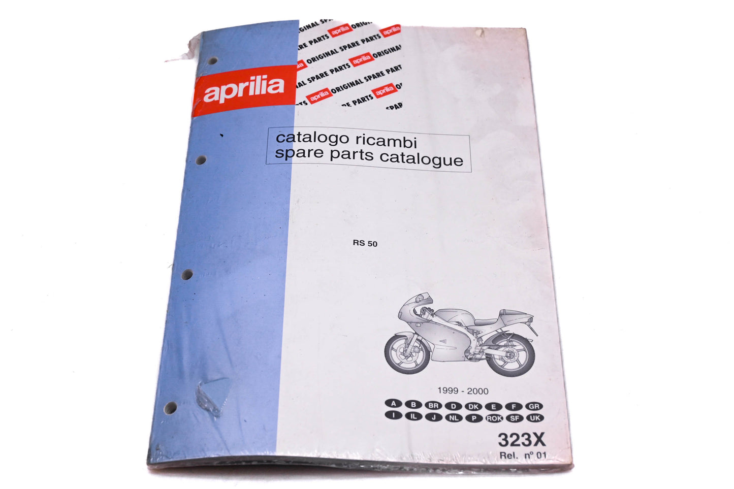 Aprilia 88323X0 1999-2000 RS50 Spare Parts Catalogue 323X NOS