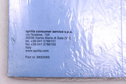 Aprilia 88323X0 1999-2000 RS50 Spare Parts Catalogue 323X NOS