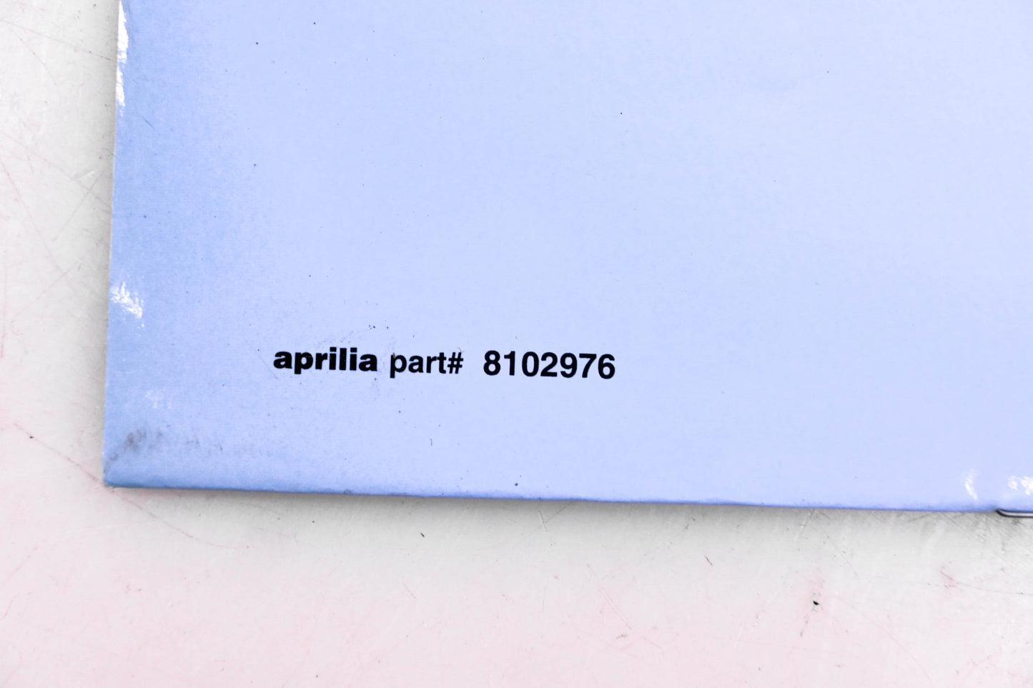 Aprilia 8102976 RS250 Challenge Service & Repair Manual Appendix 961W