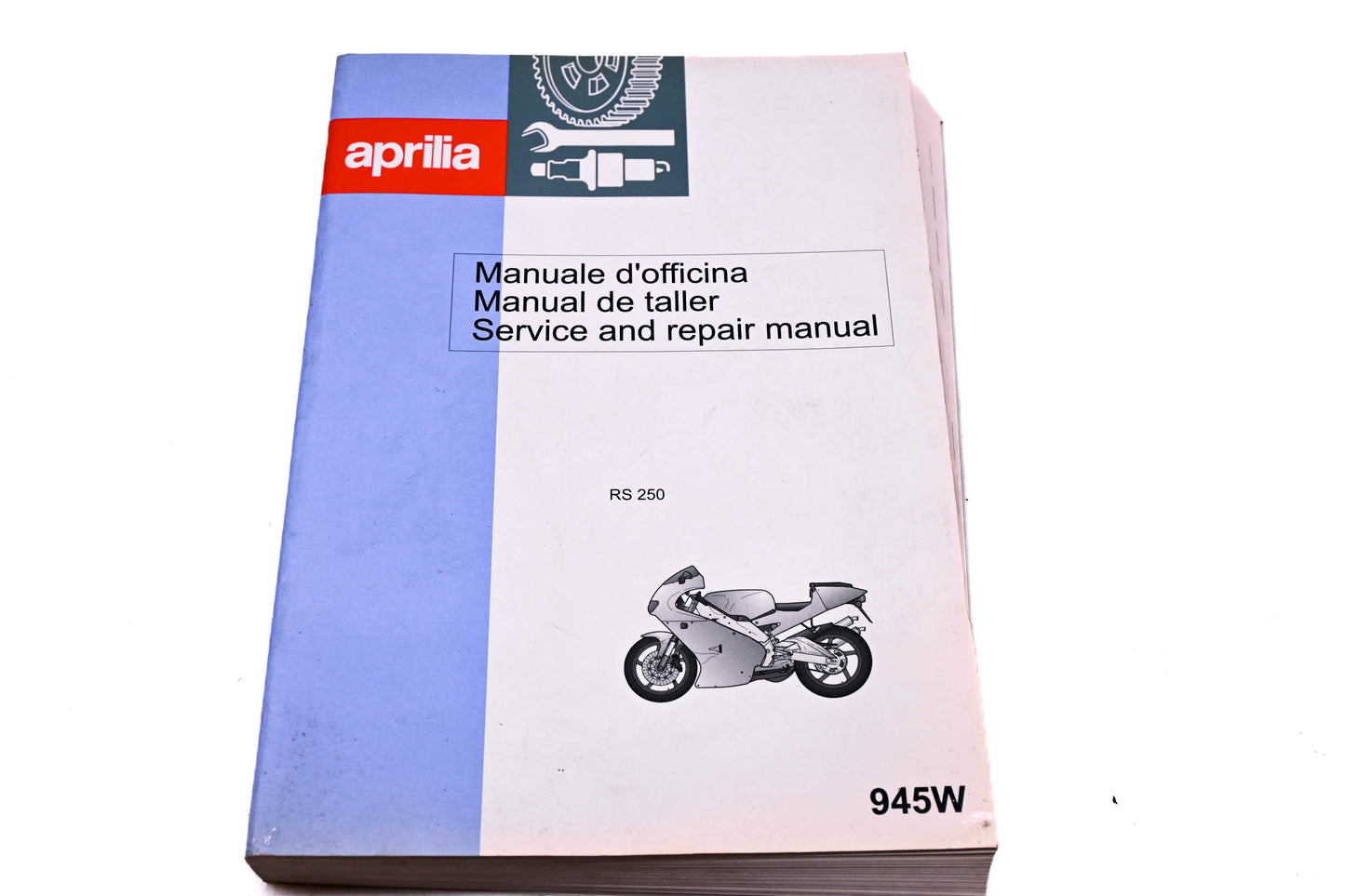Aprilia 8140159 RS250 Service & Repair Manual 945W