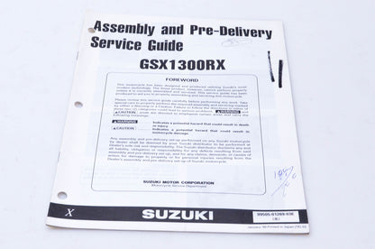 OEM Suzuki 99505-01269-03E GSX1300RX Assembly & Pre-Delivery Service Guide