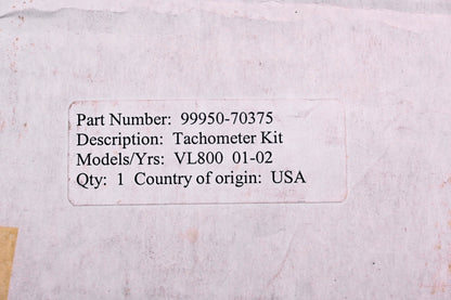New OEM Suzuki 99950-70375 Tachometer Kit NOS