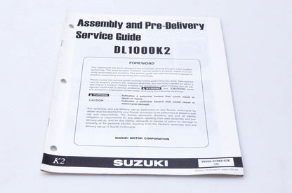 OEM Suzuki 99505-01082-03E DL1000K2 Assembly & Pre-Delivery Service Guide