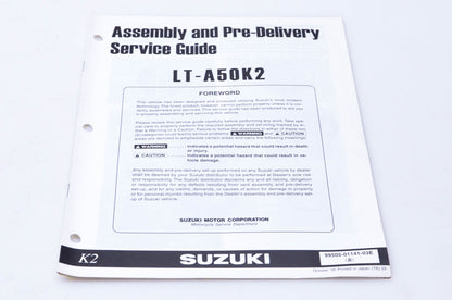 OEM Suzuki 99505-01141-03E LT-A50K2 Assembly & Pre-Delivery Service Guide