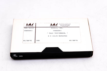 OEM Kawasaki YI003-29 1991 Mule Testimonial VHS