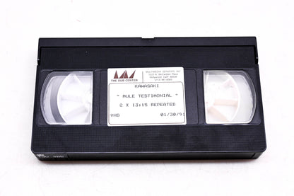 OEM Kawasaki YI003-29 1991 Mule Testimonial VHS