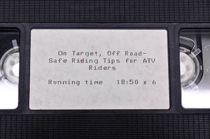 AVT Safety Institute YI003-31 On Target, Off Road Safe Riding Tips For ATV Riders VHS