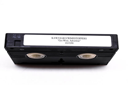 OEM Kawasaki Crimestoppers Get Wise, Advertise VHS