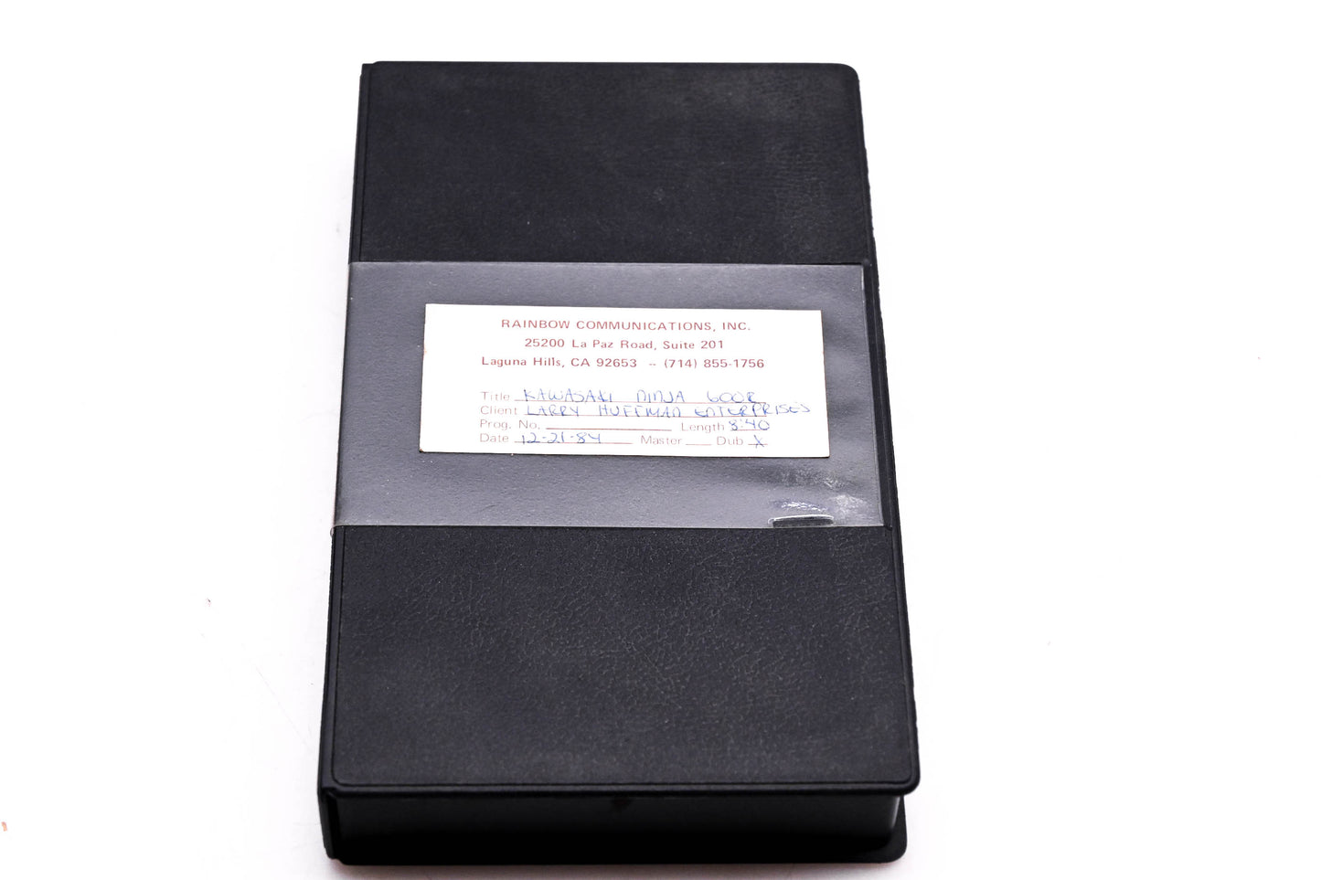 OEM Kawasaki Ninja 600R 1984 VHS