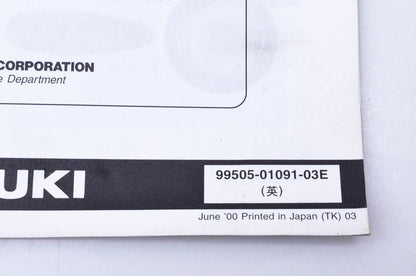 OEM Suzuki 99505-01091-03E JR80K1 Assembly & Pre-Delivery Service Guide