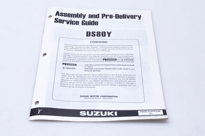 OEM Suzuki 99505-01070-03E DS80Y Assembly & Pre-Delivery Service Guide