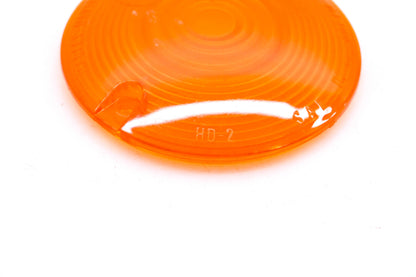 OEM Harley-Davidson HD-2 Amber 3.25" Round Turn Signal Lens