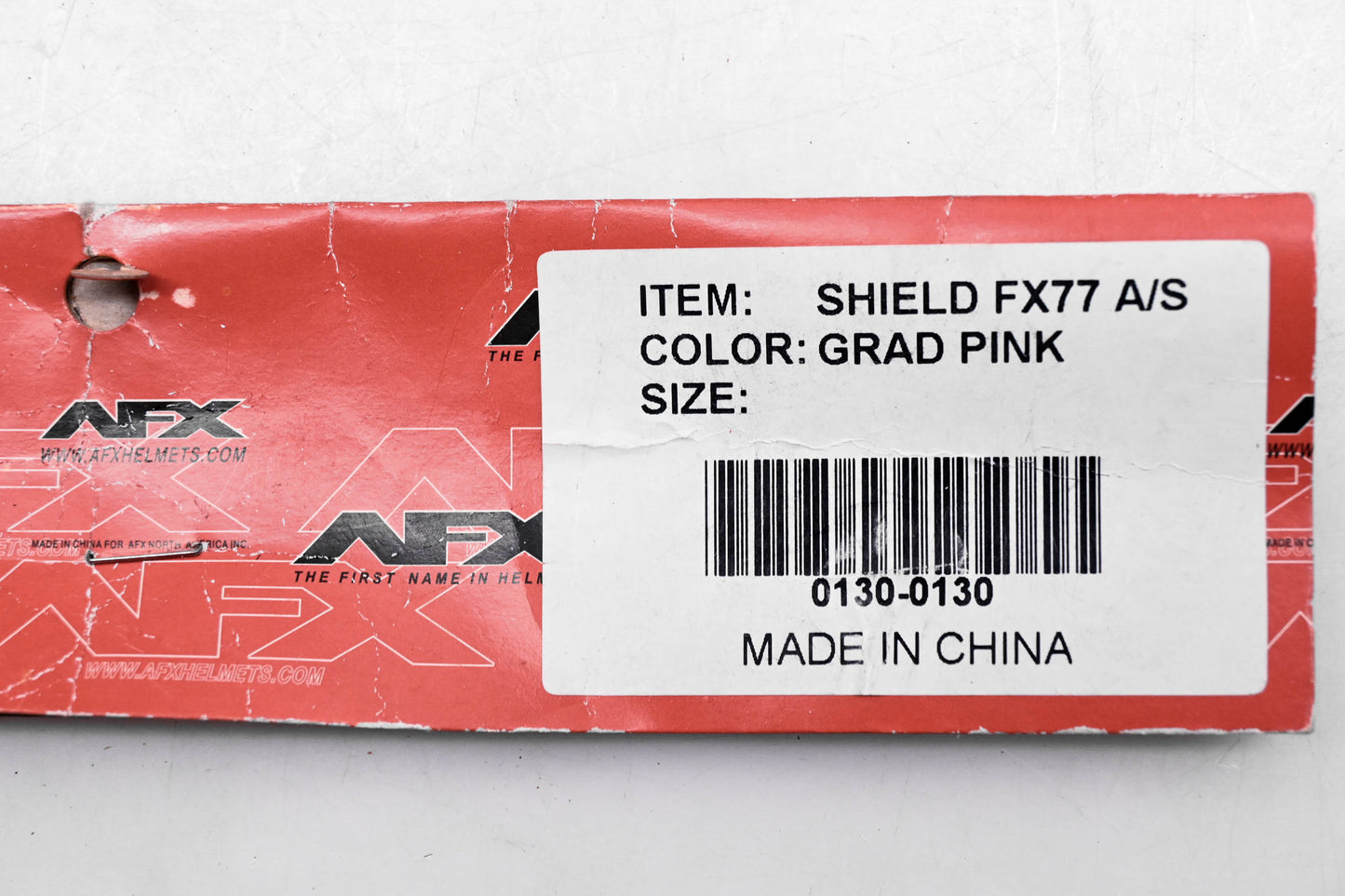 AFX 0130-0130 Pink Gradient FX77 A/S Helmet Shield NOS
