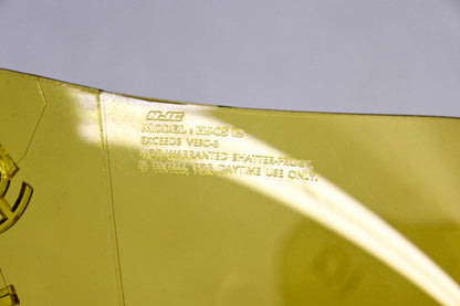 HJC HJ-05 #2 Yellow Tint Helmet Shield NOS