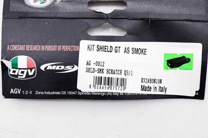 AGV AG-0012, KV2#B0N10N As Smoke Tint Helmet Shield NOS