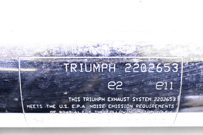 OEM Triumph 2202653 Bonneville Exhaust Muffler