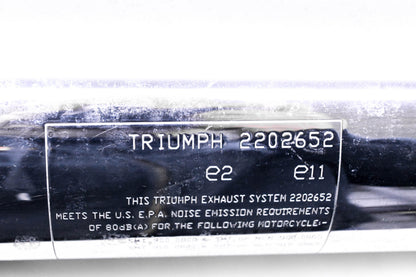 OEM Triumph 2202652 Bonneville Exhaust Muffler